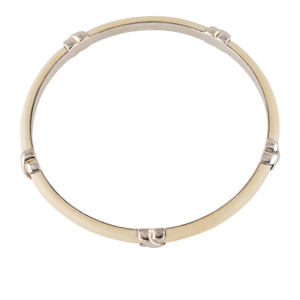 Tiffany & Co Classic X Enamel Bangle Authentic